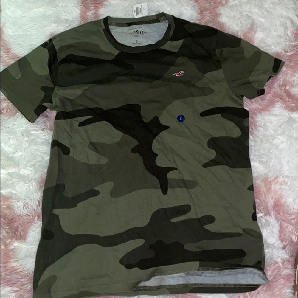 Hollister co army t shirt